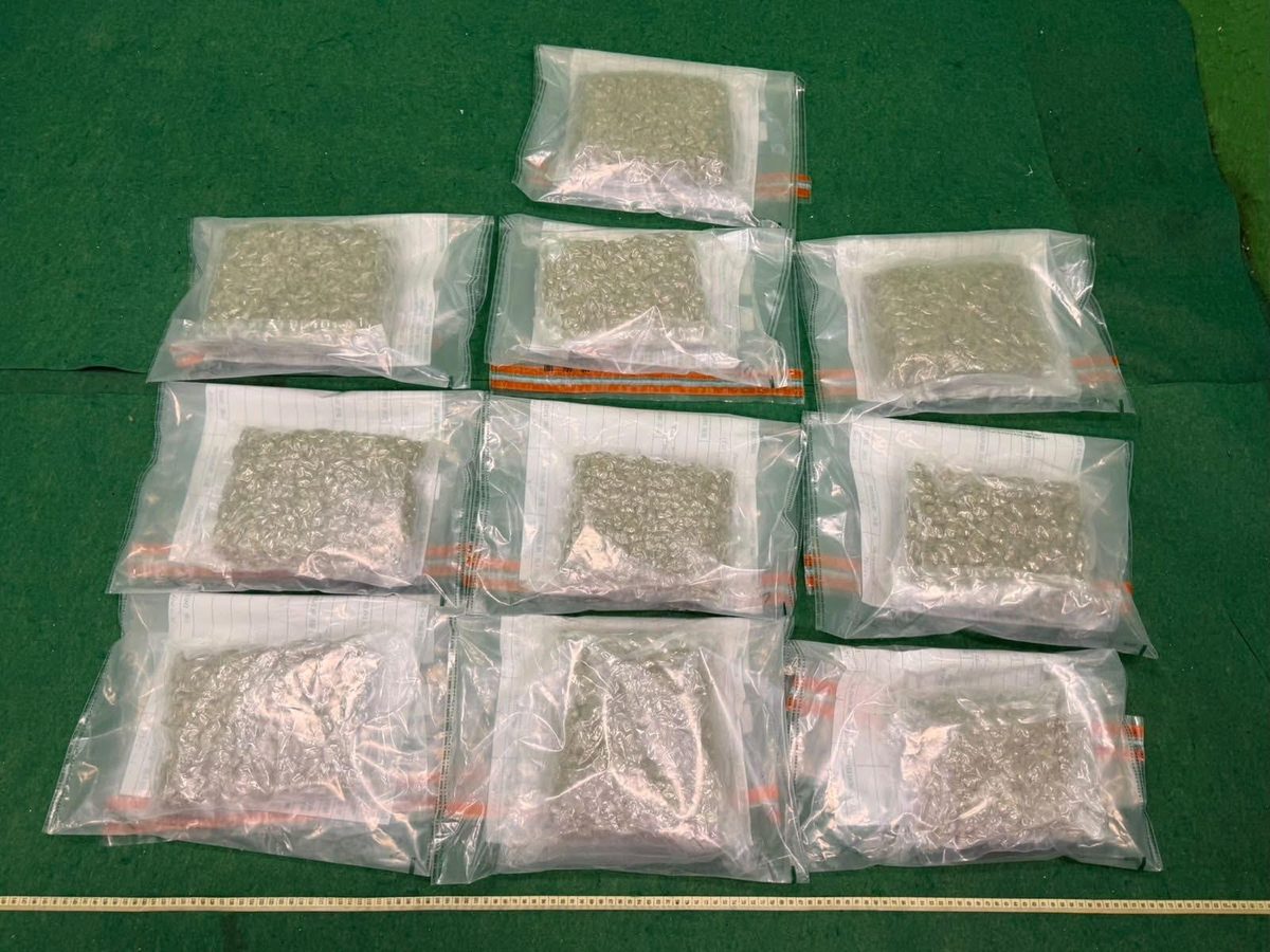 Hong Kong customs seize 10.4kg of drugs at airport in two separate cases