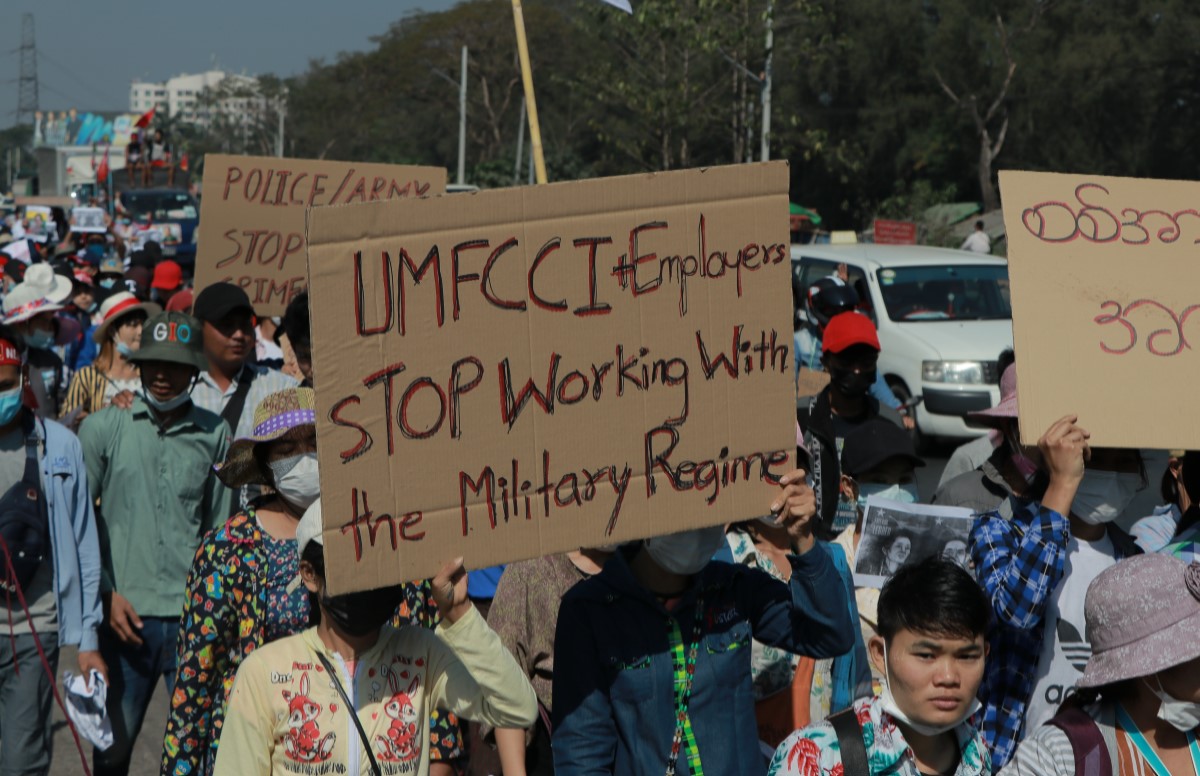 Myanmar military intensifies crackdown on trade unions and labour ...