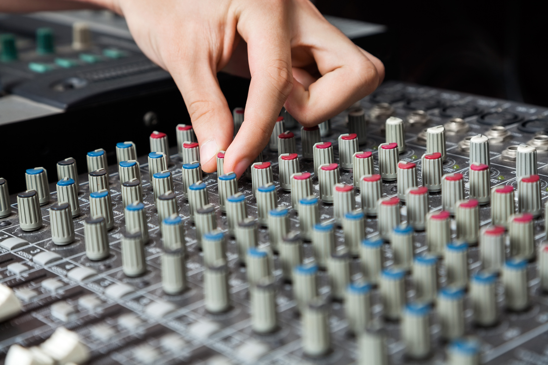 Photo of an electronic audio board